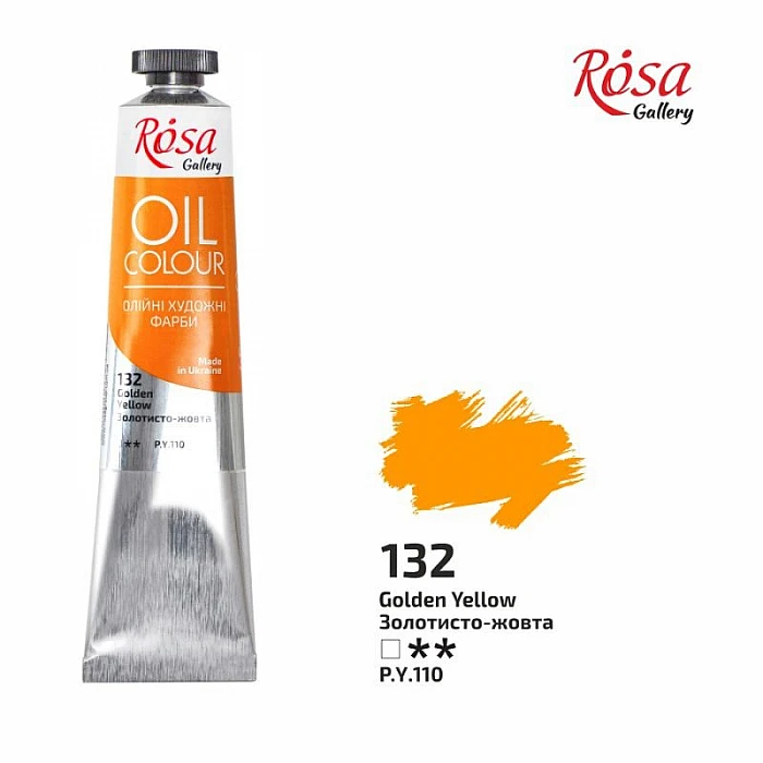 Eļļas krāsa "ROSA Gallery" (45 ml) Zeltaini dzeltens