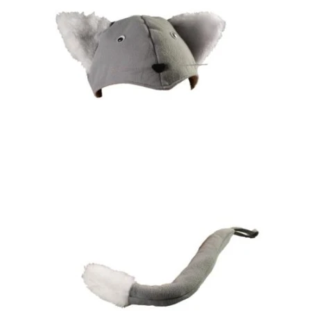Cat Face Mask Set - Grey