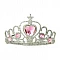 Silver Plastic Princess Tiara - Crown