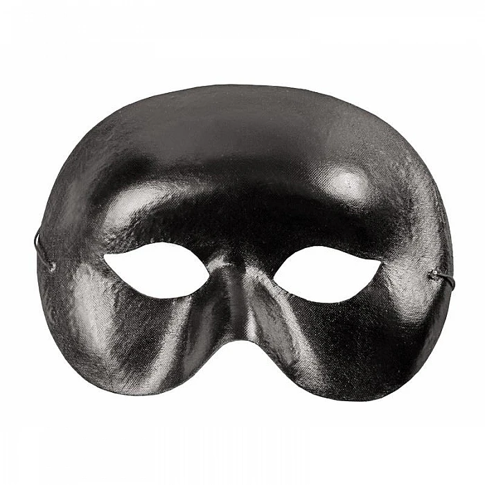 Карнавальная маска для глаз — чёрная