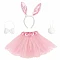 Pink Bunny Mask Set