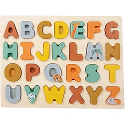 Деревянная буквенная пазл-игра «Сафари»