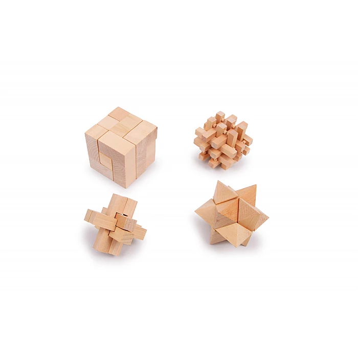Wooden Rubik's Cube Puzzle