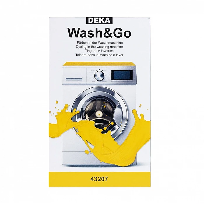 Auduma krāsa krāsošanai veļas mašīnā, tumši dzeltena (75g)