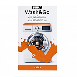 Auduma krāsa krāsošanai veļas mašīnā, oranža (75g)