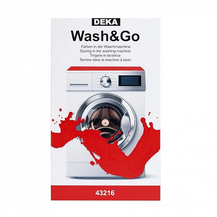 Auduma krāsa krāsošanai veļas mašīnā, sarkana (75g)