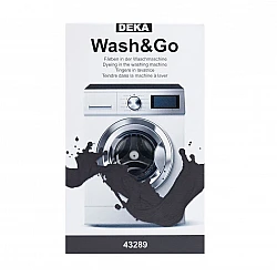 Auduma krāsa krāsošanai veļas mašīnā, melna (75g)