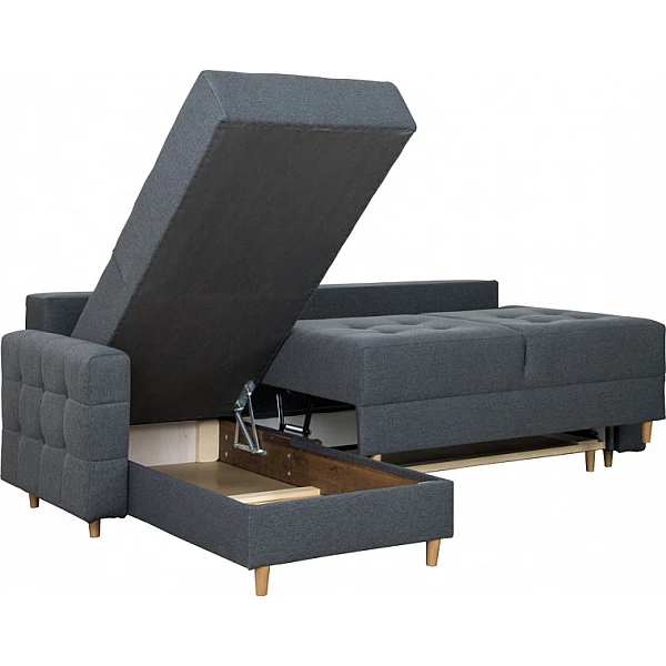 Stūra dīvāns 'Paris" (iespēja mainīt stūrus) 242x83x174