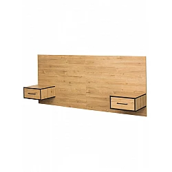 Bed headboard with drawers 