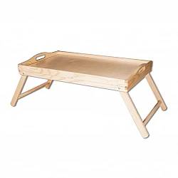 Tray/side table - walnut color (pine wood) 50x33