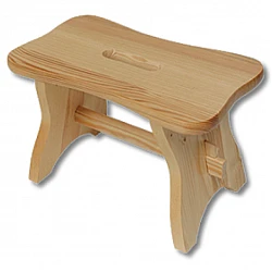 Bench - Walnut Color (Pine Wood)