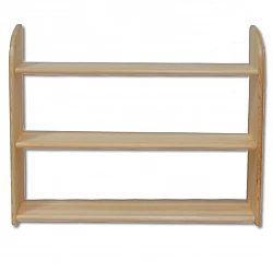 Shelf - Nut Colour (Pine Wood) 90x68x19 cm