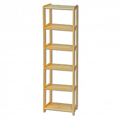 Shelf (pine wood) 60x200x30 cm