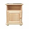 Bedside Table - Walnut Colour (Pine Wood) 41x55x35 cm