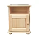 Bedside Table - Walnut Colour (Pine Wood) 41x55x35 cm