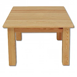 Table - Walnut Colour (Pine Wood) 76x46x76 cm