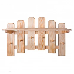 Clothes Hanger - Grey (Pine Wood) 70x48x26 cm