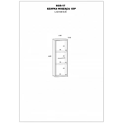Piekarināms skapis "BOSS" 32x90x25