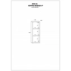 Piekarināms skapis "BOSS" 32x90x23
