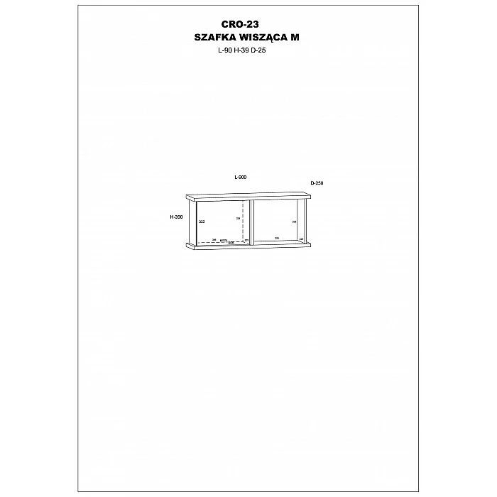 Wall-mounted cabinet 