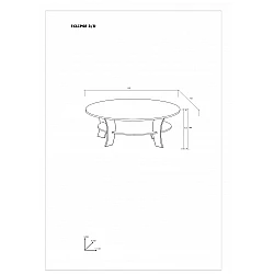 Žurnālgalds "ECLIPSE" 110x53x71