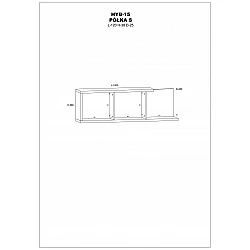 Piekarināms plaukts "HYBRID" 120x38x25
