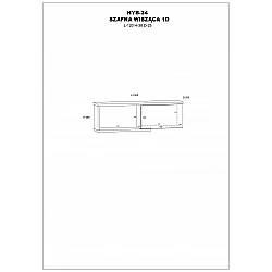 Piekarināms plaukts "HYBRID" 120x38x25