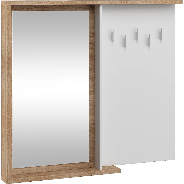 Coat Rack with Mirror 