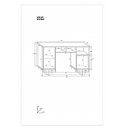 Datorgalds "KING" (glancēts) 120x60x42