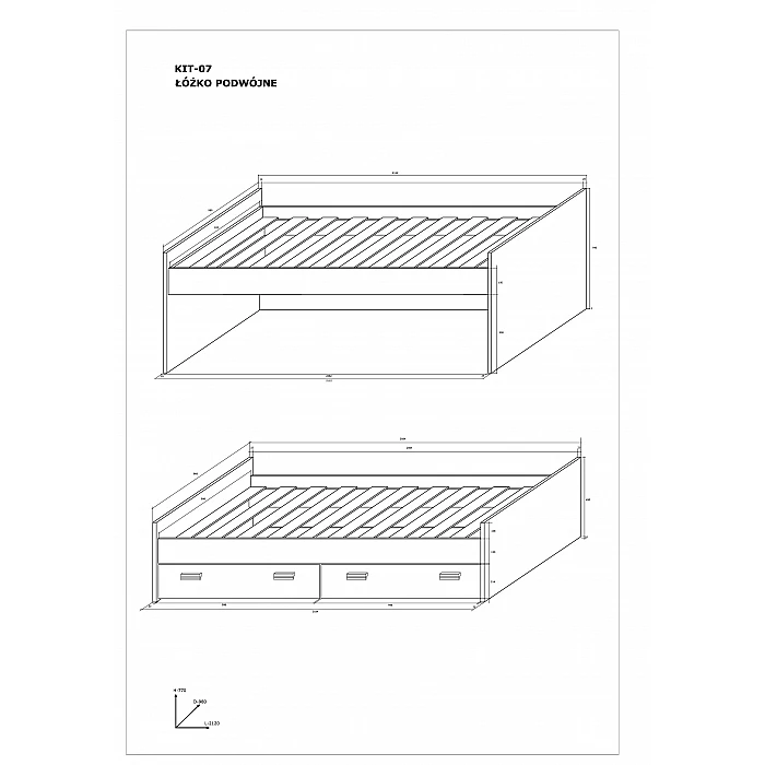 Gulta "KITTY" 211.2/205.4x76/49x98/96