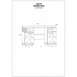 Datorgalds "LAMIR" 125x75x52