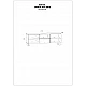 TV galds "LARS" 150x50x42