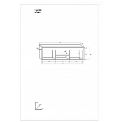 Piekarināms plaukts "MAX" 110x35x22