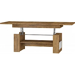 Выдвижной журнальный стол «MAXIMUS» (глянцевый) 125/170x53x68