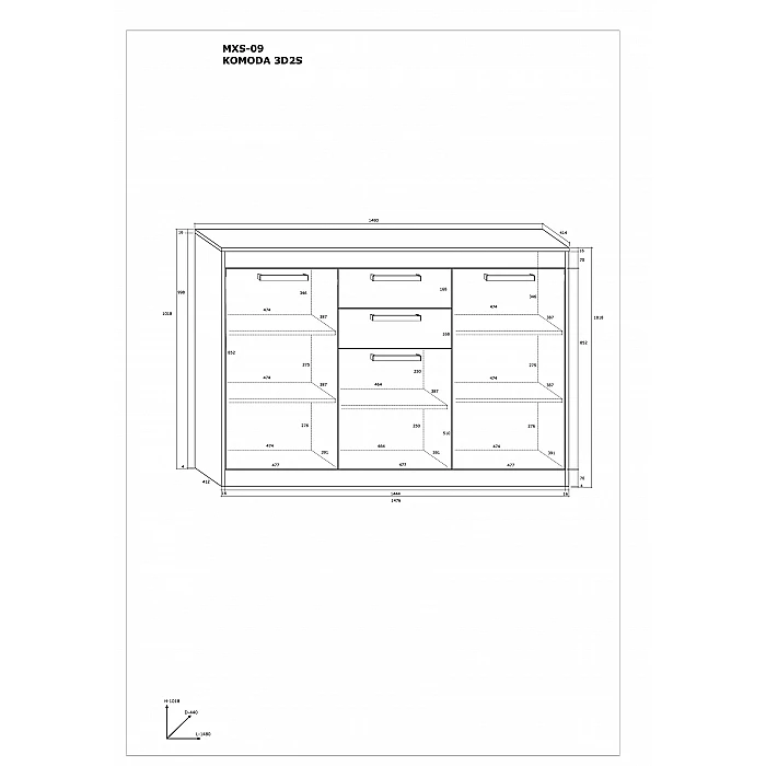 Chest of drawers 