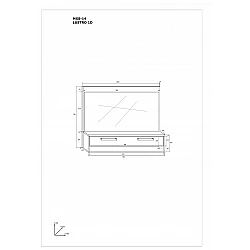 Spogulis "MAXIMUS" (glancēts) 100x79.6x16