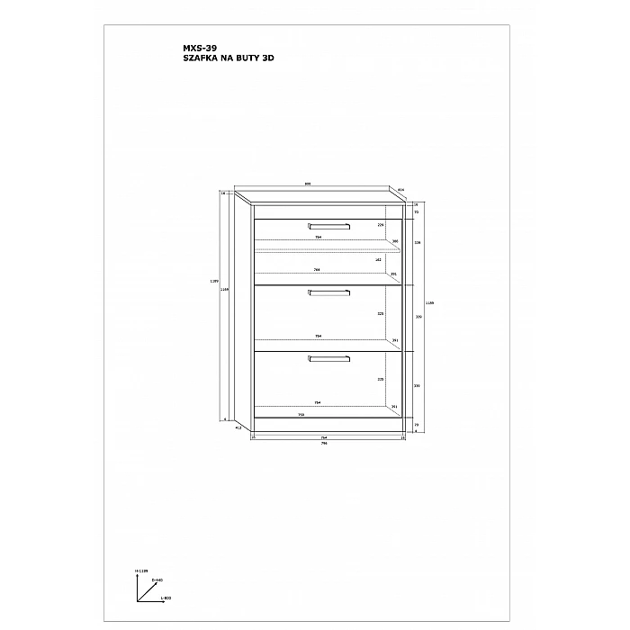Шкаф для обуви 
