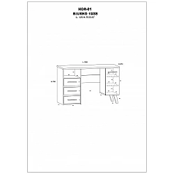 Datorgalds "NORDIS" 125X79X57