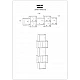 NORDIS Hanging Shelf 50/160×160/50×25