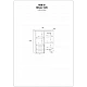 Plaukts "NORDIS" 80X96X42