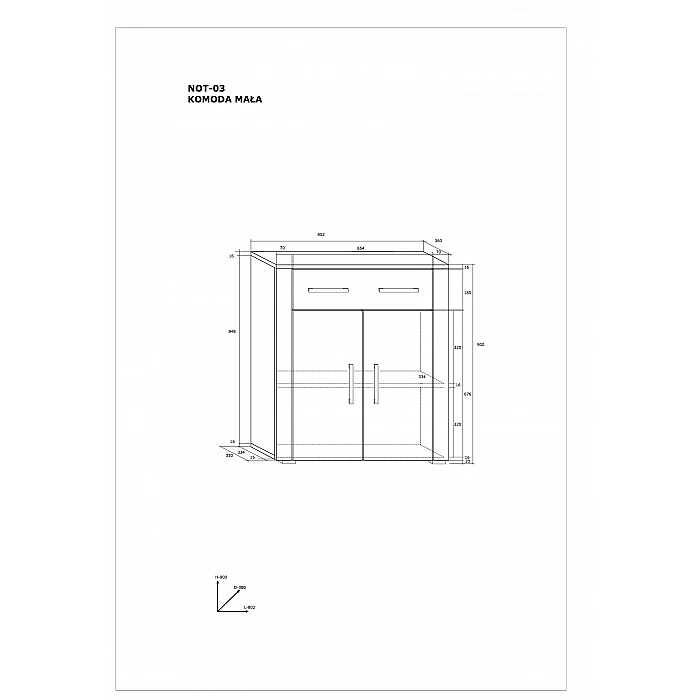 Chest of drawers 