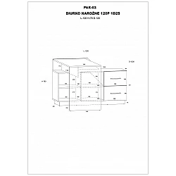Datorgalds "PAX" 120x76x120