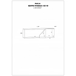 Piekarināms plaukts "PAX" 120x35x27