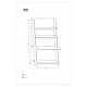 Plaukts "RACK" 100x196x37