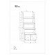 Plaukts "RACK" 80x196x37