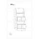 Plaukts "RACK" 80x196x37