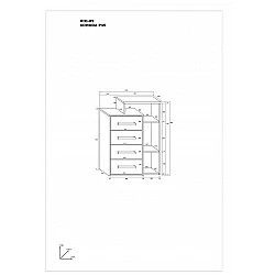 Kumode "RIO" 63.4x86.1x38.2