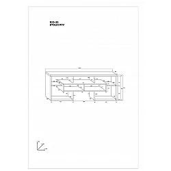 TV galds "RIO" 126.8x47.9x34.2