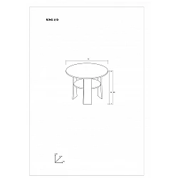 Žurnālgalds "RING" 76x56