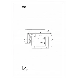 Журнальный стол «SOLO» (глянцевый) 80x52x80